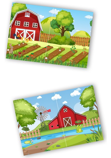 Mert Bebek My Sticker Book '' Farm'' , Tükenmeyen Sticker Kitabı Çiftlik