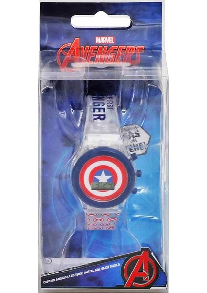 Marvel Avengers Led Işıklı Dijital Kol Saati Otto42486a - The First Avenger