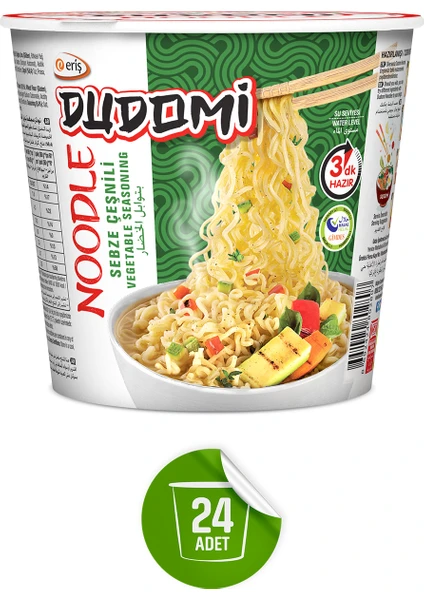 24'lü Sebzeli Noodle Bardak 60 gr