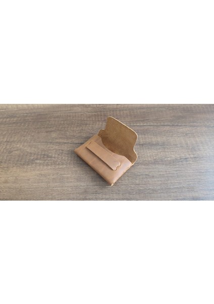 Minimalist Deri Kartlık Taba (Rfid Kart Koruma ve Anahtarlık Hediye)