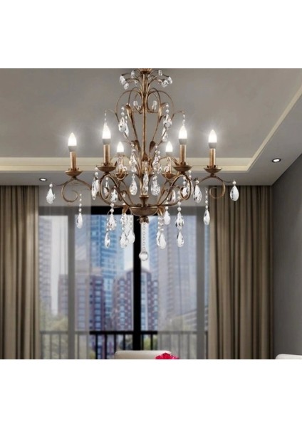 CT-4083 8W 220V E14 Duylu LED Buji Ampul Günışığı
