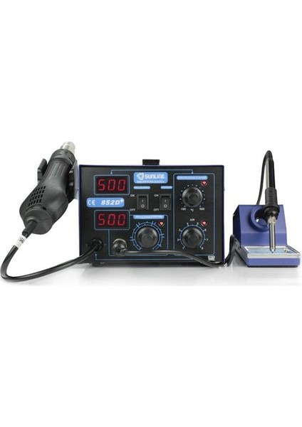 852D+ Brushless Sıcak Hava Üflemeli Havya İstasyonu