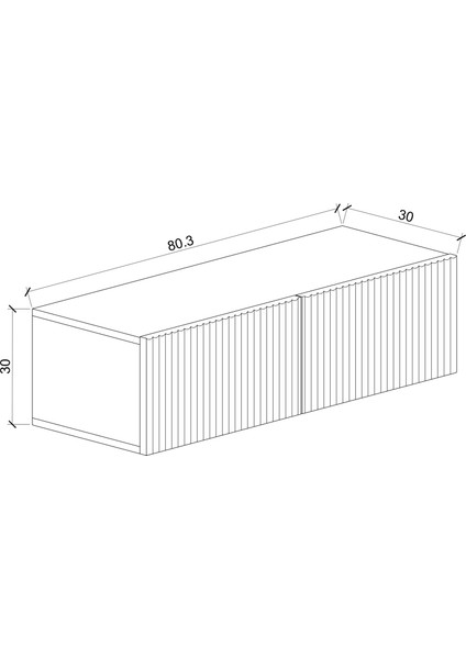 Ahşap Görünümlü Beyaz Kapaklı Çok Amaçlı Duvara Monte Makyaj Masası Dresuar Tv Ünitesi fırsatları