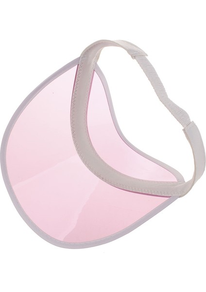 Pvc Güneş Vizörlü Şapka - Kırmızı (Yurt Dışından)