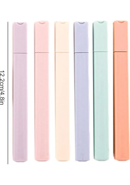 Pastel Renk Fosforlu Kalem 6 Renk QJ 0924A fiyatları