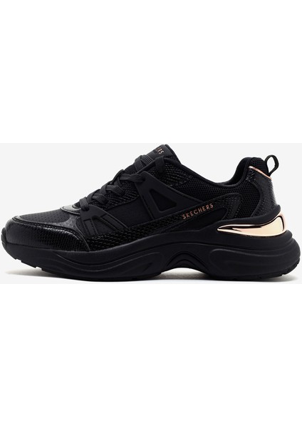 Hazel - Faye Kadın Siyah Sneakers 177576 Bbk