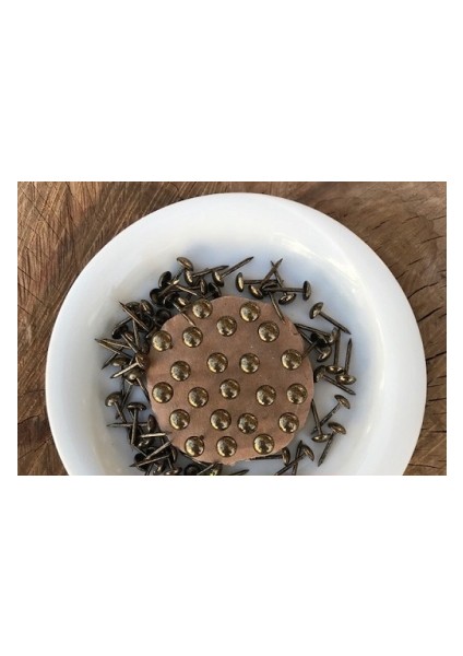 6mm Çapı Antik Kabara Raptiye Koltuk Çivisi Eskitme Renk 50ADET