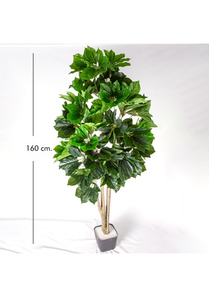 Yapay Ağaç Lucky (Şans) Tree Gerçek Dokulu 50 Yaprak Yeşil 160 Cm. modelleri