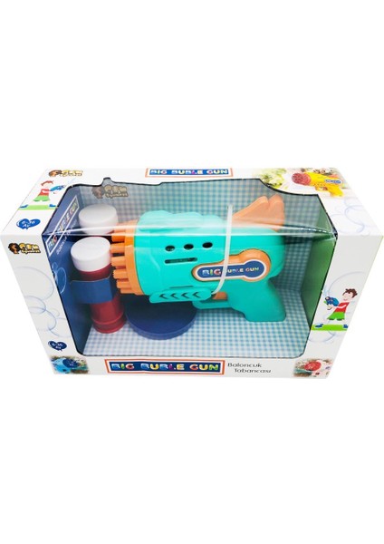 Pilli Köpük Atan Tabanca CN0138, Işıklı Pilli Köpük Baloncuk Tabancası Süper Bubble Gun