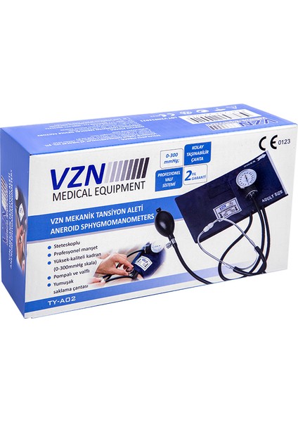 Koldan Ölçer Tansiyon Aleti Cırtlı Vzn TY-A02 Yetişkin