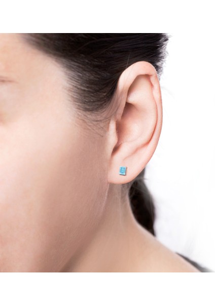 Blue Topaz Altın Küpe fırsatları