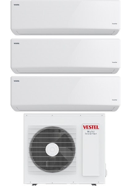 Flora Doğa Plus 9+9+12 A++ 27300 BTU Multi Inverter Klima