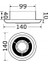 LED Spot Lambalı Aspiratör 1.5W Sıcak Beyaz LED 12V Dc 3