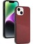 Iphone 14 Telefon Kasası Için Telefon Geri Kapağı 6.1 Inç Cowhide Deri Kaplamalı Tpu+Pc Çizik Dirençli Koruyucu Telefon Kasa-Karanlık Kırmızı (Yurt Dışından) 1