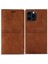 Iphone 14 Pro Telefon Kılıfı 6.1 Inç Pu Deri Cüzdan Kılıfı Manyetik Otomatik Absorlanmış Tam Koruma Cep Telefon Kabuğu Stand-Brown (Yurt Dışından) 1