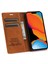 Iphone 14 Pro Telefon Kılıfı 6.1 Inç Pu Deri Cüzdan Kılıfı Manyetik Otomatik Absorlanmış Tam Koruma Cep Telefon Kabuğu Stand-Brown (Yurt Dışından) 2