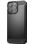 Iphone 14 Pro Telefon Kılıfı 6.1 Inç Öne Parçalı Yumuşak Tpu Arka Kapak Fırçalanmış Yüzey Anti-Yağ Karbon Fiber Telefon Kılıf (Yurt Dışından) 1