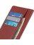 Iphone 14 Pro Telefon Kılıfı 6.1 Inç Litchi Doku Aşınma Dayanıklı Pu Deri Kapak Standı Manyetik Koruyucu Damla Geçirmez Cüzdan Case-Brown (Yurt Dışından) 2
