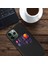 Iphone 14 Pro Flo Telefon Kasası 6.1 Inç Akıllı Telefon Kapağı Kartı Yuvası Kumaş Doku Pu Deri Kaplı Sert Pc Telefon Kılıf (Yurt Dışından) 4