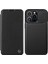 Iphone 14 Pro Telefon Kılıfı Için 6.1 Inç Kart Yuvası ve Kayar Lens Koruyucu Black ile Pu Deri Arka Kapak (Yurt Dışından) 1