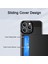 Iphone 14 Pro Telefon Kılıfı Için 6.1 Inç Kayan Kart Tutucu Pürüzsüz Yüzey Pc+Tpu Hibrit Telefon Kabini (Yurt Dışından) 2
