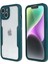 Iphone 14 Telefon Kasası Bırakılışa Dayanıklı Kamera Lens Koruma Evcil Hayvan Ekranı Film+Akrilik+Tpu Cep Telefonu Kapak-Karanlık Yeşil (Yurt Dışından) 1