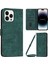 Iphone 14 Pro 14 Için Pu Deri Deri Deri Dişi Tahu Koruyucu Kapak Hatları Baskılı Cüzdan Stand Folio Telefon Vaka-Yeşil (Yurt Dışından) 1