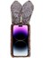 Iphone 14 Pro Telefon Kılıfı Için Sevimli 3D Tavşan Kulaklar Kırıcı Kış Sıcak Kılıf Anti-Fall Tpu Koruyucu Telefon Kapağı Glitter Rhinestone Bowknot-Brown (Yurt Dışından) 2