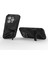 Iphone 14 Pro Telefon Kılıfı 6.1 Inç Hibrid Kickstand Hard Pc Yumuşak Tpu Şok Geçirmez Koruyucu Kapak-Siyah (Yurt Dışından) 3