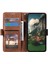 Iphone 14 Pro Telefon Kılıfı 6.1 Inç Anti-Drop Retro Telefon Flip Kapak Standı Cilt Touch Renk Ekleme Pu Deri Cüzdan Kılıfı Kullanışlı Kayış Grey (Yurt Dışından) 2