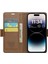 Iphone 14 Pro Pu Deri Rfıd Engelleyen Telefon Kılıfı Stand Cüzdan Flip Cover-Brown (Yurt Dışından) 2