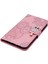 Iphone 14 Pro Telefon Kılıfı 6.1 Inç Pu Deri Baykuş Çiçek Baskılı Cüzdan Stand Kılıfı Manyetik Toka Rhinestone Dekor Telefon Kapak Golü Altın (Yurt Dışından) 4