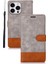 Iphone 14 Pro Telefon Kılıfı Için Cilt Touch Hissed Hissedar Pu Deri+Tpu Stand Cüzdan Anti-Drop Kapak-Grey (Yurt Dışından) 1