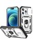 Iphone 14 Pro Telefon Kılıfı Için 6.1 Inç Aşınmaya Dayanıklı Pc+Tpu Sürgülü Kamera Lens Kickstand/kart Yuvası-Beyaz/siyah ile Şok Önleme Kılıfı (Yurt Dışından) 1