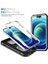 Iphone 14 Pro Telefon Kılıfı Için 6.1 Inç Aşınmaya Dayanıklı Pc+Tpu Sürgülü Kamera Lens Kickstand/kart Yuvası-Beyaz/siyah ile Şok Önleme Kılıfı (Yurt Dışından) 4