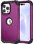Iphone 14 Pro Telefon Kılıfı Için 6.1 Inç 3'ü 1 Arada Silikon+Pc Hibrid Kapak Tıkan Köşeler Tasarlama Cep Telefonu Geri Kılıf Vaka-Doğru (Yurt Dışından) 1