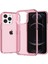 Pc+Tpu Hibrid Telefon Kılıfı Iphone 14 Pro 6.1 Inç Şok Geçirmez Kristal Berraklığında Koruyucu Kapak Pembe (Yurt Dışından) 4