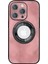 Iphone 14 Pro Pu Derisi+Pc+Tpu Telefon Kılıfı Logosu, Çizelge Anti-Çizelge Manyetik Kapak Pembe Görüntüleyin (Yurt Dışından) 2