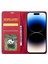 Iphone 14 Pro Telefon Kapak Stand Stand Cüzdan Deri Anti-Shock Flip Telefon Korusu (Yurt Dışından) 2