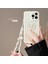 Iphone 14 Pro Crystal Clear Tpu Telefon Kapağı Bowknot Dekor Telefon Kılıfı Kılıflı Bilek Kayışı (Yurt Dışından) 2