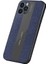 Iphone 14 Pro 6.1 Inç Orijinal Deri+Tpu Çizgiye Dönüş Anti Tele Vaka Telefon Geri Kapak Blue (Yurt Dışından) 1