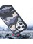 Iphone 14 Pro Telefon Kılıfı 6.1 Inç Kamuflaj Pu Deri Kaplamalı Telefon Arka Kapak Airgag Abs+Pc Koruyucu Koruma Kahverengi (Yurt Dışından) 3