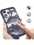 Iphone 14 Pro Telefon Kılıfı 6.1 Inç Kamuflaj Pu Deri Kaplamalı Telefon Arka Kapak Airgag Abs+Pc Koruyucu Koruma Kahverengi (Yurt Dışından) 4