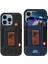Iphone 14 Pro Telefon Kılıfı 6.1 Inç Kot Bez+Deri Kaplı Tpu Arka Kapak Kartı Yuvası Işlevi El Kayış Işığı Mavi (Yurt Dışından) 4