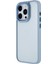 Iphone 14 Pro Telefon Kılıfı Için 6.1 Inç Arka Pc+Tpu Telefon Kapağı Metal Kamera Lens Çerçevesi Anti-Dirt Metal Düğmeleri Vaka Işık Mavi (Yurt Dışından) 3