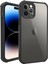 Iphone 14 Pro Phone Case Şok Geçirmez Kasa Anti-Fall Koruyucu Telefon Kapağı Hibrit Kılıf Desteği Kablosuz Şarj-Black (Yurt Dışından) 1