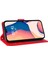 Iphone 14 Pro Fone Case Için 6.1 Inç Katlanabilir Stand Kapağı Folio Flip Pu Deri Deri Cüzdan Hücresi Lanyard-Red ile (Yurt Dışından) 3