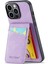 Iphone 14 Pro Fone Cover Crazy Horse Dokusu Kickstand Pu Deri+Tpu Kılıfı Kart Yuvası Ile (Yurt Dışından) 2
