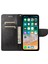 Iphone 14 Pro Telefon Kılıfı 6.1 Inç Önleme Önleme Önleyici Çiçek Kelebekleri Deri Mobil Cüzdan Standı Kapak-Black (Yurt Dışından) 2