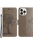 Iphone 14 Pro Telefon Kılıfı Için 6.1 Inç Anti-Güz Pu Deri Kabuk Baskılı Baykuş Ağacı Desen Cüzdan Stand Özellik Kabuğu Bilek Kayış Grey (Yurt Dışından) 1